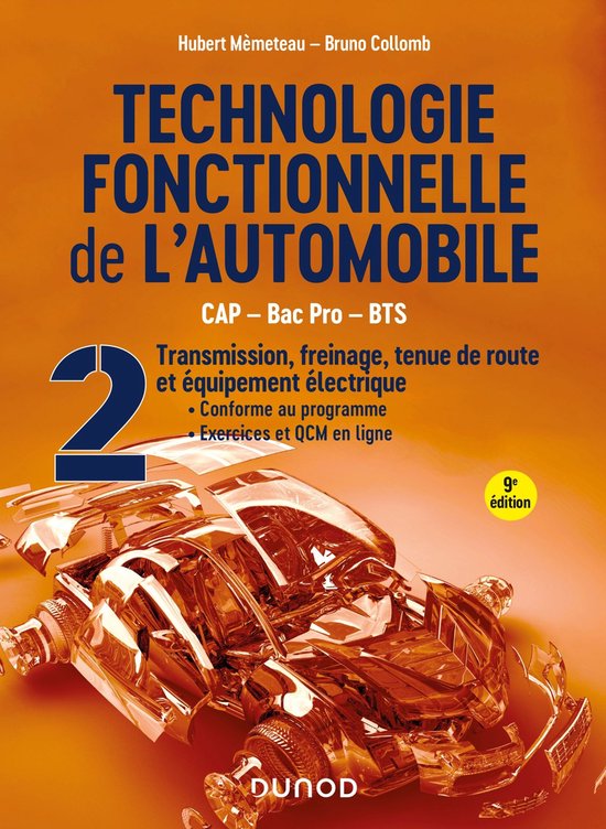 Technologie fonctionnelle de l'automobile - Tome 2 - 9e éd. - cover