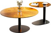 Table basse Marina - Set de 2 - Plateau en hêtre