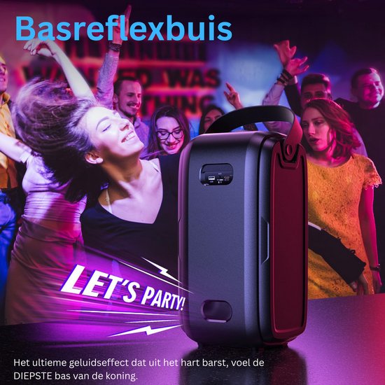 CLGP® Party Speaker - Bluetooth Box - Partybox van CLGP — afbeelding 3