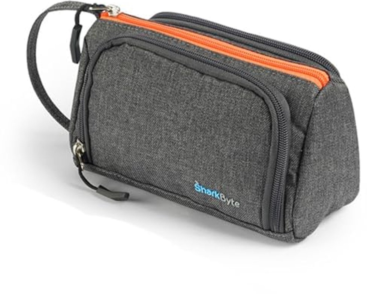 SharkByte Grote Etui voor Meisjes/Jongens, Gerecycleerde Stoffen Etui met Grote Capaciteit, Schrijfwaren Organizer voor School, Universiteit, Etui met Handvat voor Studenten