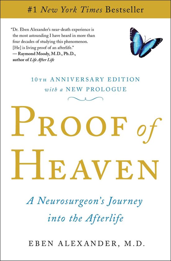 Boek "Proof of Heaven" door Eben Alexander, 10e jubileumeditie met een nieuw voorwoord. #1 New York Times Bestseller.
