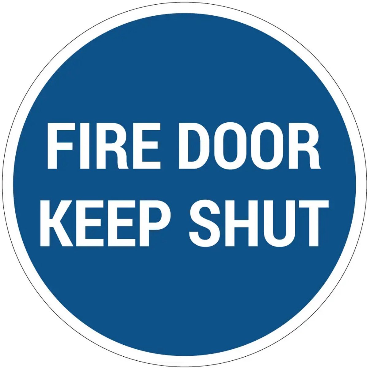 Fire door keep shut sticker | 40 cm