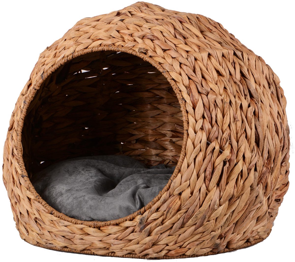 UNUS® kattenmand kattengrot rond met kussen dierenmand geschikt voor honden en katten