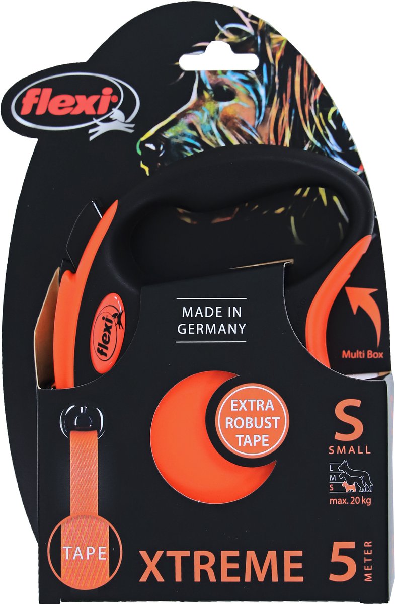 flexi Xtreme Maat S (tot 20kg) 5 meter Hondenriem Rollijn
