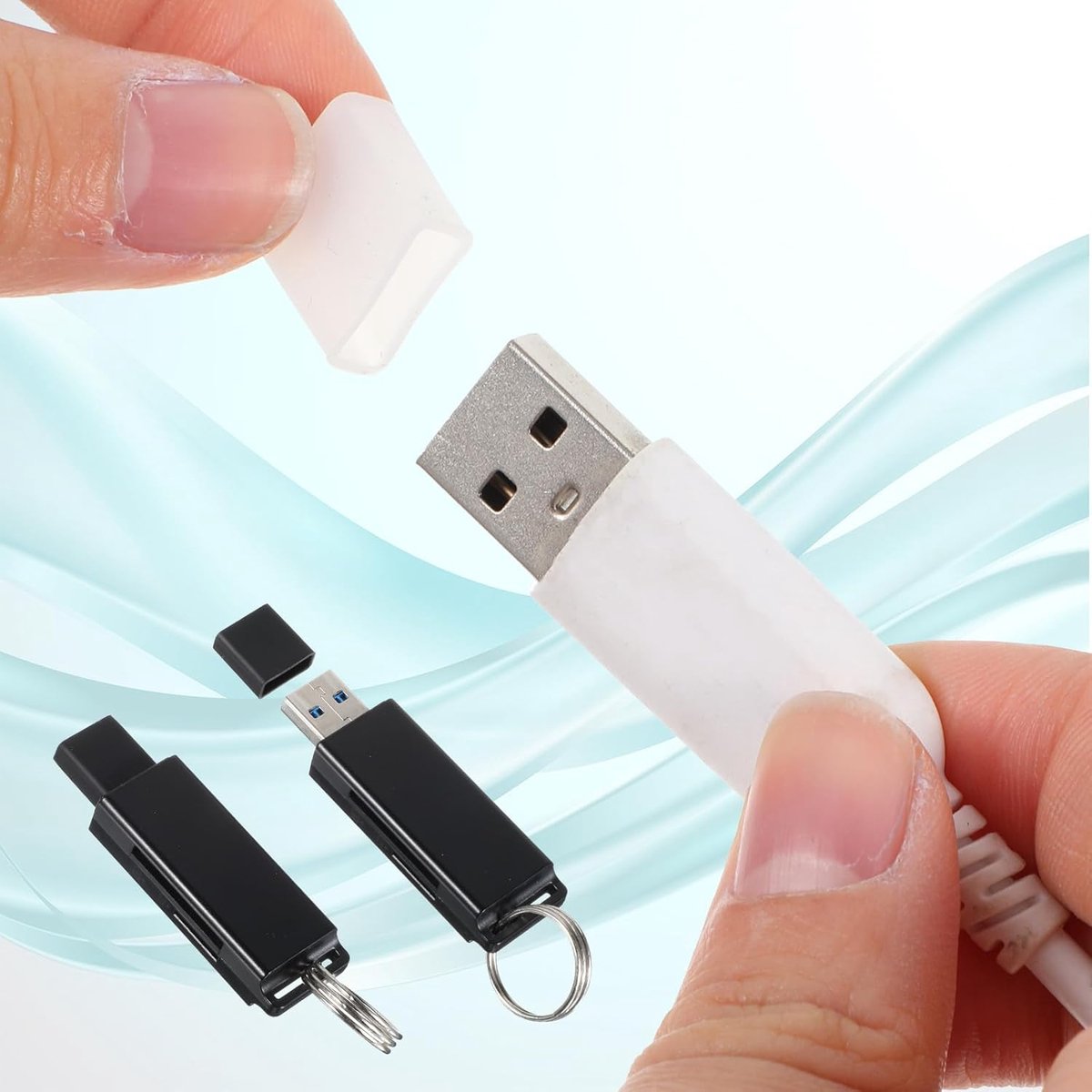 USB-C Beschermkappen – Set Van 6 Stuks, Transparant, Stofdicht, Geschikt Voor Smartphones, Tablets En Laptops