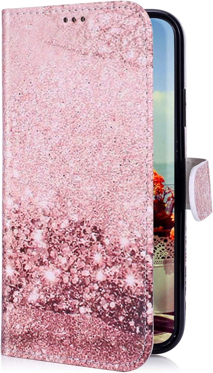Compatible met Samsung Galaxy S20 Plus - Uposao - roze goud accessoire