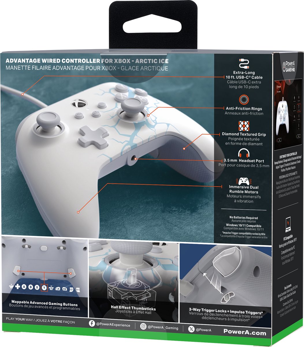 PowerA Advantage Bedrade Controller voor Xbox Series X thumbnail 6
