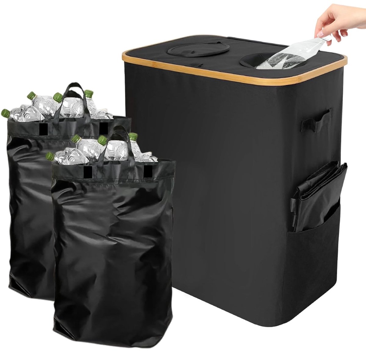 Selectieve Afvalbak - 140 Liter - Duurzaam - Innovatief Ontwerp