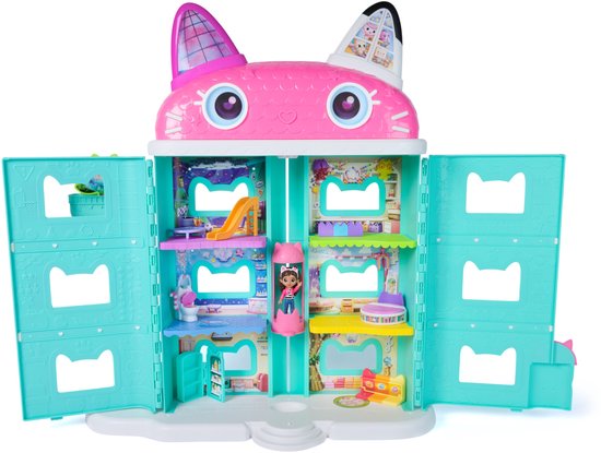 Gabby’s Poppenhuis De Film – Poppenhuis - + 60cm hoog - vanaf 3 jaar - met Speelfiguur & Accessoires