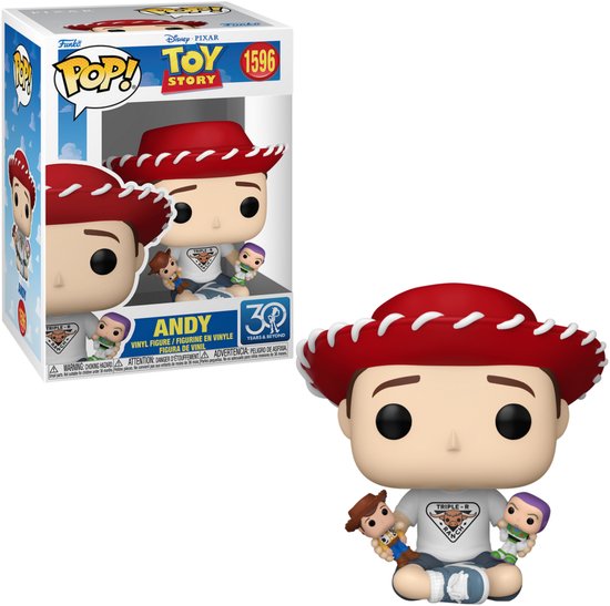 Toy Story POP! Disney Vinyl Figures Andy (30th Anniversary) 9 cm