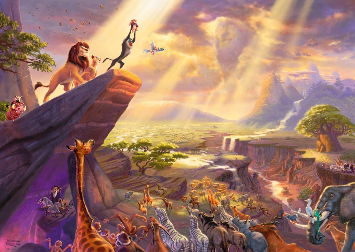 Schmidt Spiele Puzzel 1000 stukjes (Lion King)
