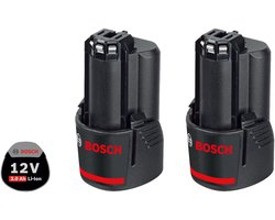 Bosch Accessoires - 12V Li-Ion accu GBA 3,0 Ah, 2 stuks 1600A00X7D