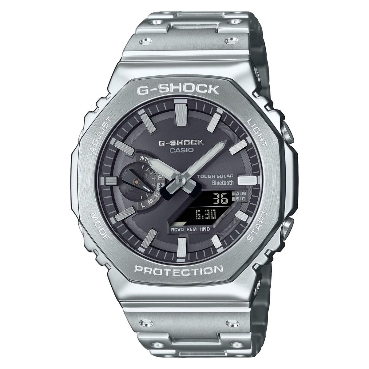 Casio G-Shock GM-B2100SD-1AER Horloge - Staal - Zilverkleurig - Ø 44 mm
