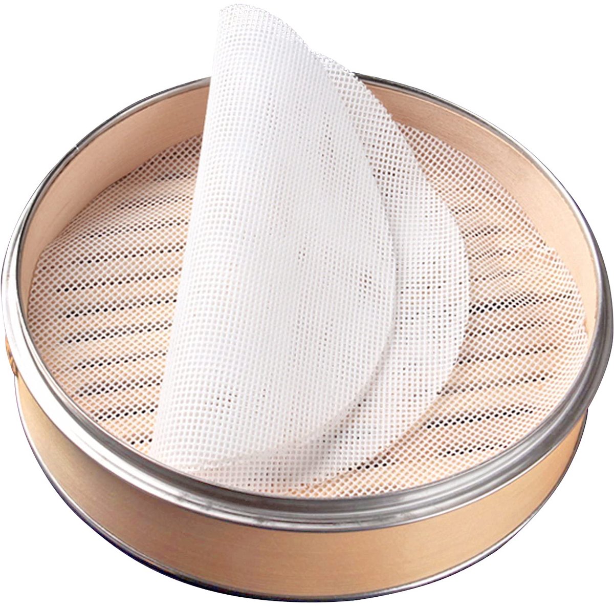 GUCUJI 10 inch siliconen stoommandjes - antiaanbak herbruikbare stoommandjes voor gestoomde broodjes, dumplings, groenten, dim sum, momo, rijst en vis -