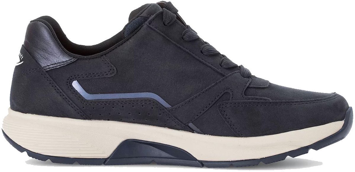 Gabor Rollingsoft Sensitive 86.964.26 Dames Rollende Wandelsneaker Blauw 118 583098