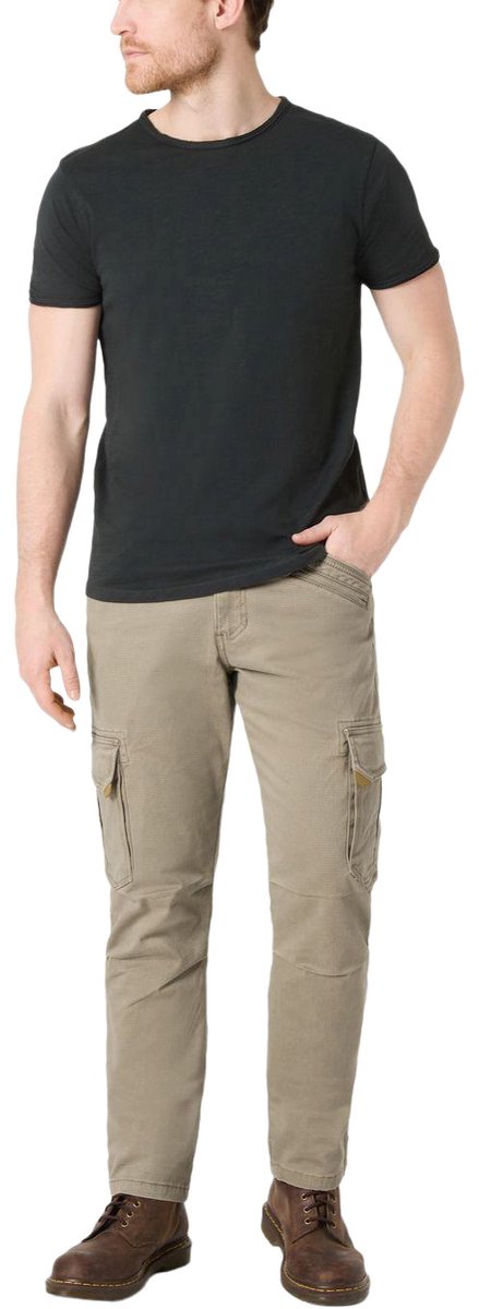 Timezone Regular BenTZ Beige Minimal Cargobroek Heren