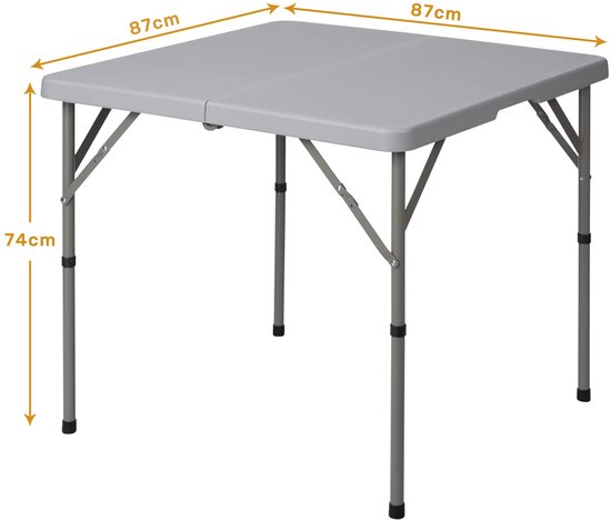 Ibenzoa® Klaptafel voor binnen en buiten, draagbare eettafel, ideaal voor camping en feesten — afbeelding 3