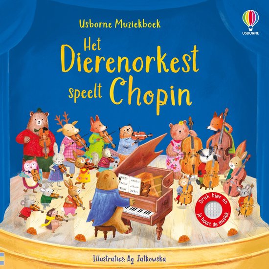 Muziekboek 1 - Het Dierenorkest speelt Chopin - cover