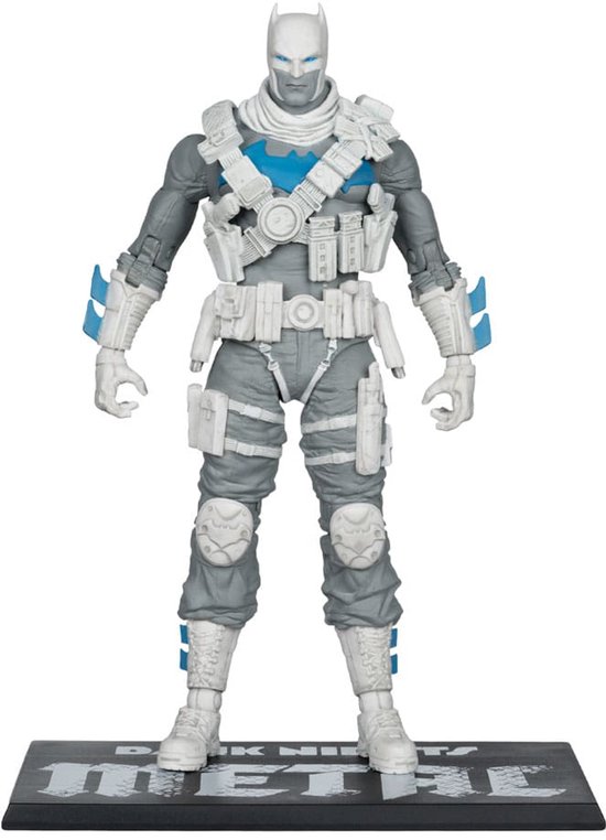 SU ORDINAZIONE DC Multiverse Action Figure The Grim Knight (Dark Nights Metal) (Black & White Accent Edition) (Gold Label) 18 cm main image 0