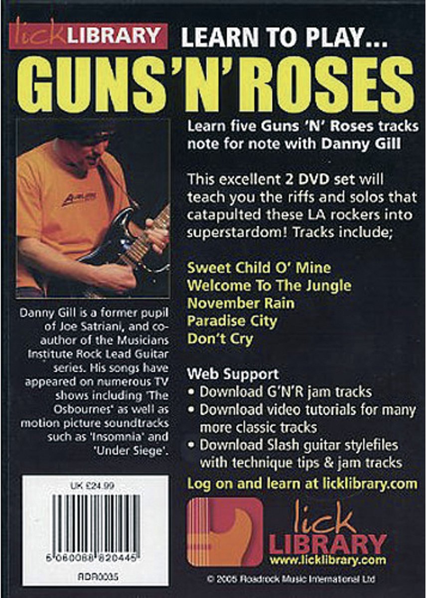Lick Library: Learn To Play Guns 'n' Roses - Volume 1