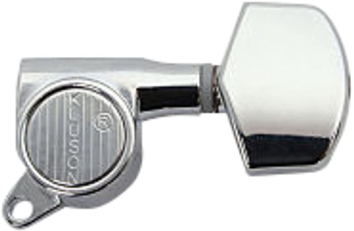 Kluson Lock mechanieken 3+3 45° Chrom - Stemmechaniek voor gitaar