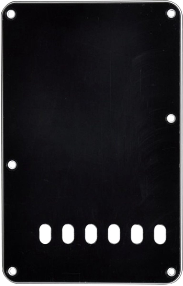 Göldo Tremolo Backplate 3-ply BK zwart - Gitaaronderdeel