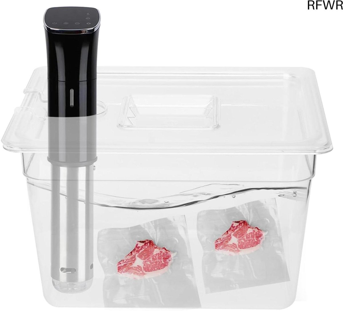 RFWR® Sous Vide-container 11L met Deksel - Duurzaam Koken voor Thuis