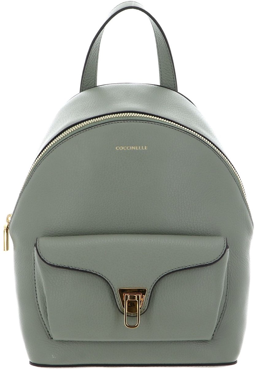 COCCINELLE Leren vrije tijd rugzak Beat Generatio Backpack Greenery mintgroen