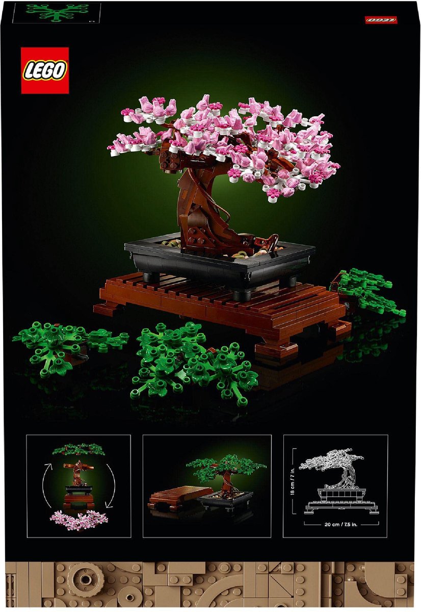 LEGO Botanicals Bonsaiboompje Bouwpakket - 10281 — afbeelding 12