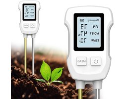 3-in-1 pH meetapparaat voor aarde en grondtest | pH tester voor kamerplanten en tuin