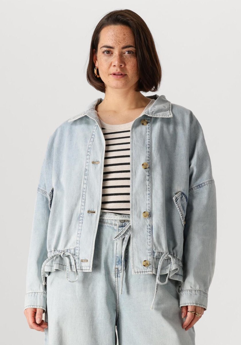 Circle Of Trust Bibi Jacket Jassen Dames - Zomerjas - Blauw - Maat XS