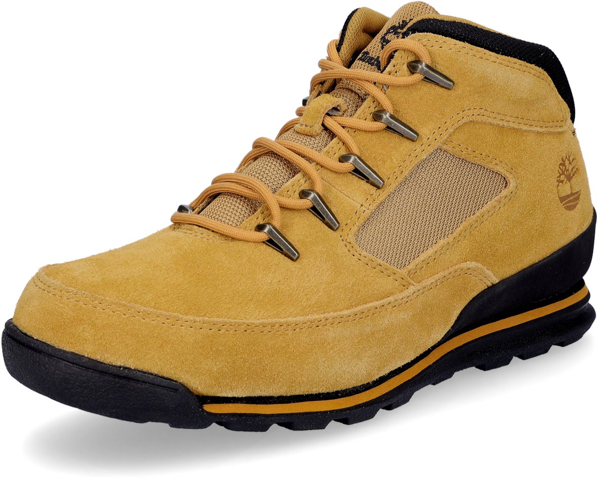 Timberland Euro Rock Mid Boot - Heren Outdoor Schoenen Laarzen Leer Wheat TB0A2H5A-231 , Maat: EU 47.5 US 13