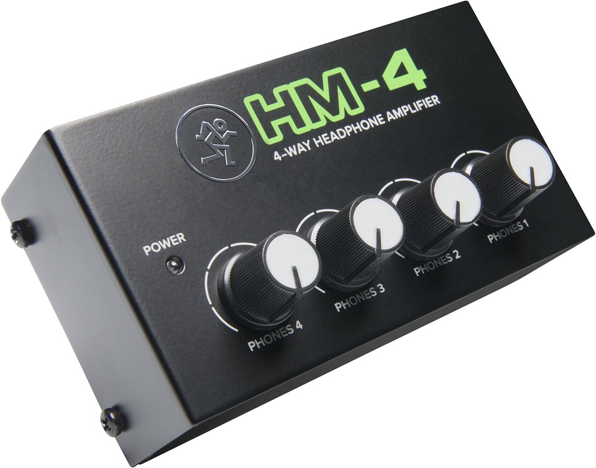 Mackie HM-4 Koptelefoonversterker – Zwart