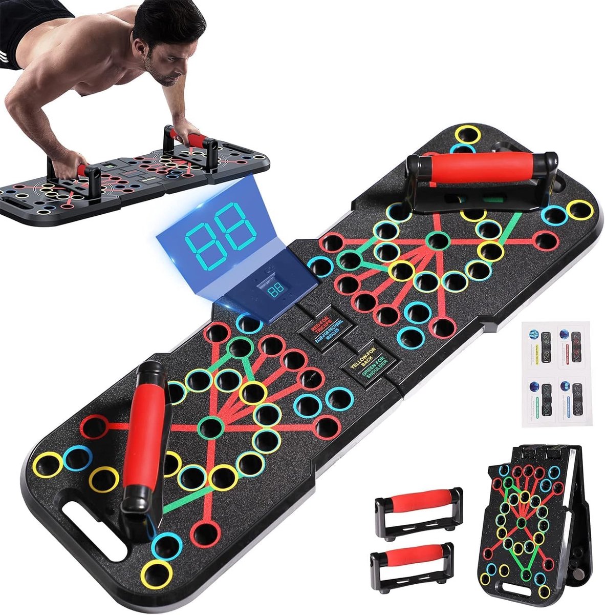 MKSS® Push up Bord - Opdruksteunen - Parallettes