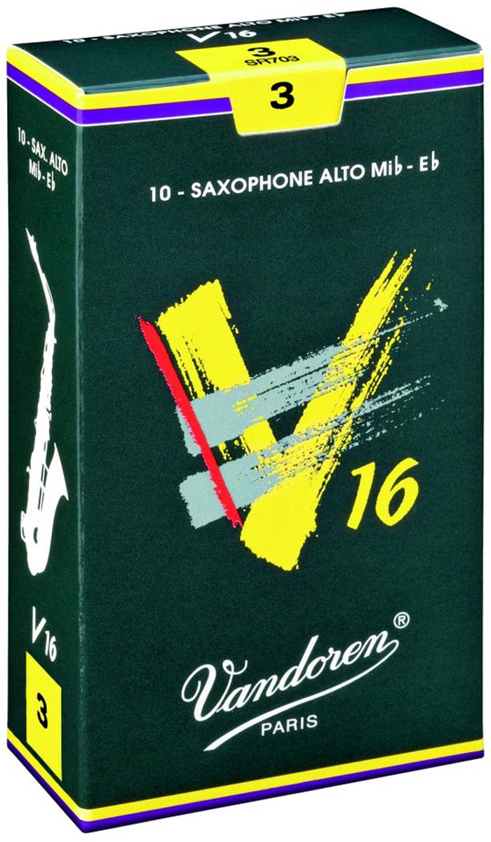 Vandoren 3 V16 rieten voor Altsaxofoon 10 stuks