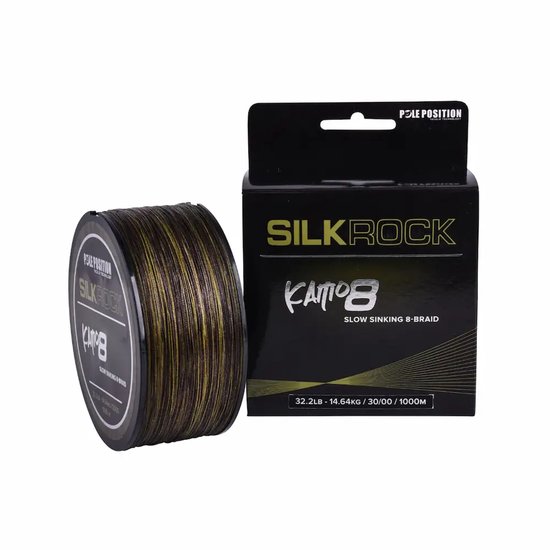 Pole Position - Silkrock - Kamo - 8 Braid - 1000m -0.26mm 6.45kg - Gevlochtenlijn van Pole Position — afbeelding 4