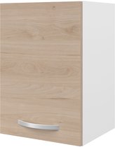 Meuble Haut Oslo 1 Porte - Decor Jackson Chene - L 40 x P 36 x H 58 cm