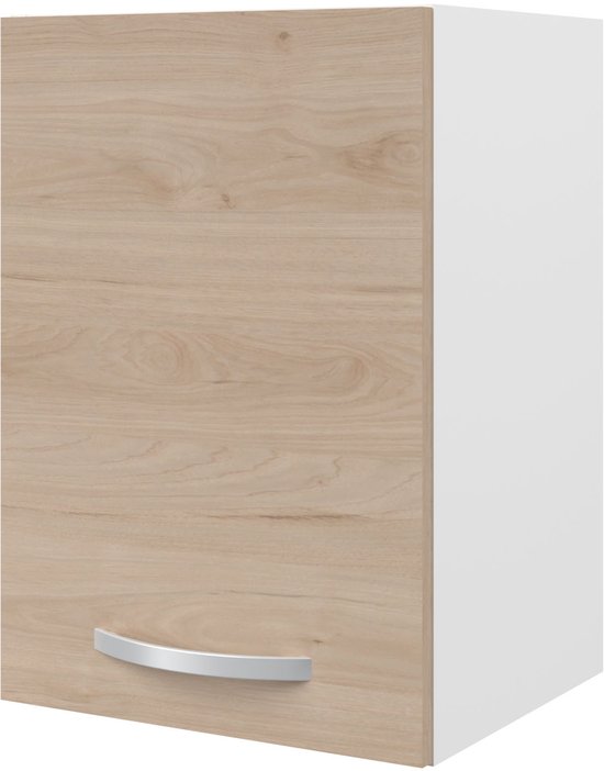 Meuble haut Oke 40 cm - chêne - Parisot - Armoires étroites - Brun - Panneaux de particules - Armoires étroites