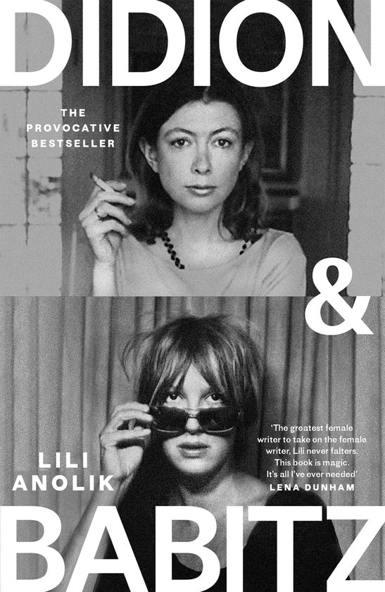 Boekomslag met twee portretten van Joan Didion en Eve Babitz, met de titel 'Didion & Babitz'.