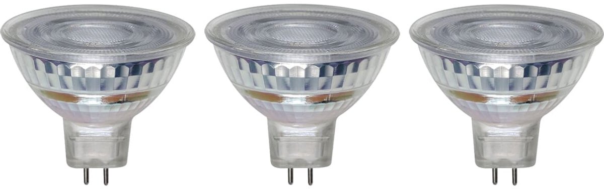 SPL GU5.3 LED Lamp 5.8W Dimbaar - Warm Wit - 460lm - Led Spot MR16 - Vervangt 60W - 3 Stuks