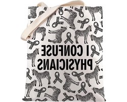 Allecto Plus - Grappig Zeldzame Ziekte Cadeau - Verwar Dokters - Tas met Zebra Lint - Chronische Ziekte Geschenk - strerror - 86