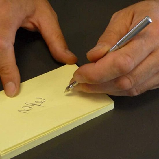 Roestvrijstalen Telescopische Pen Stijlvolle Sleutelhanger voor