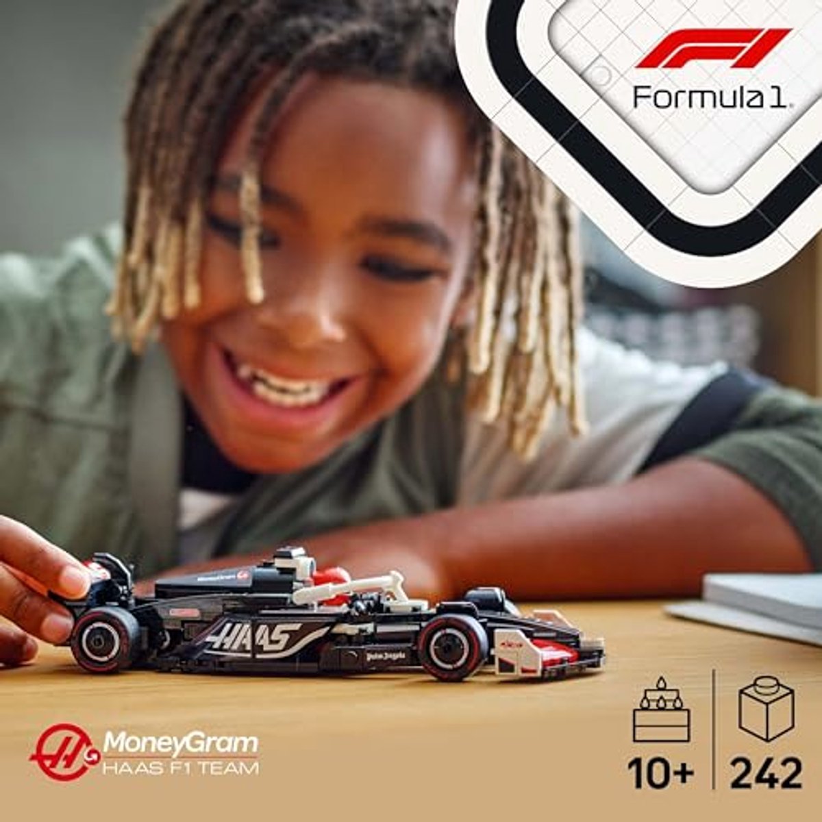 LEGO Speed Champions MoneyGram Haas F1 Team VF-24 racewagen Set - 77250 — afbeelding 12