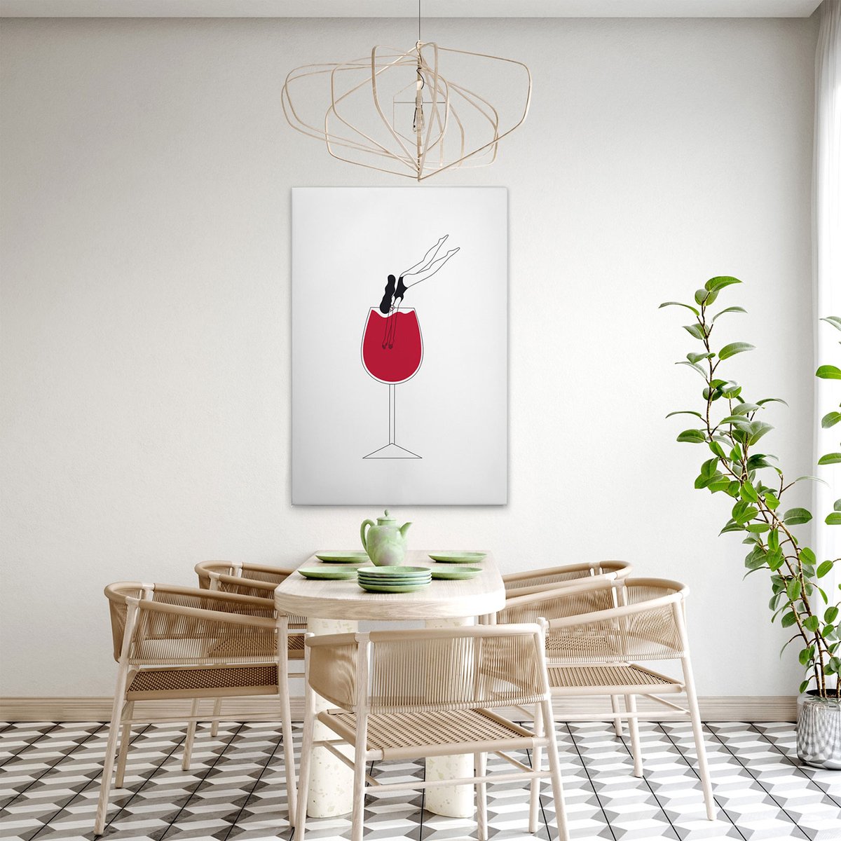 Canvas Wine Love 1 | DD132630