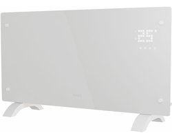 Hombli Elektrische Kachel – Convectorkachel – Elektrische Radiator – Heater – Smart App – 25m2 – 2000W – Wit Glas