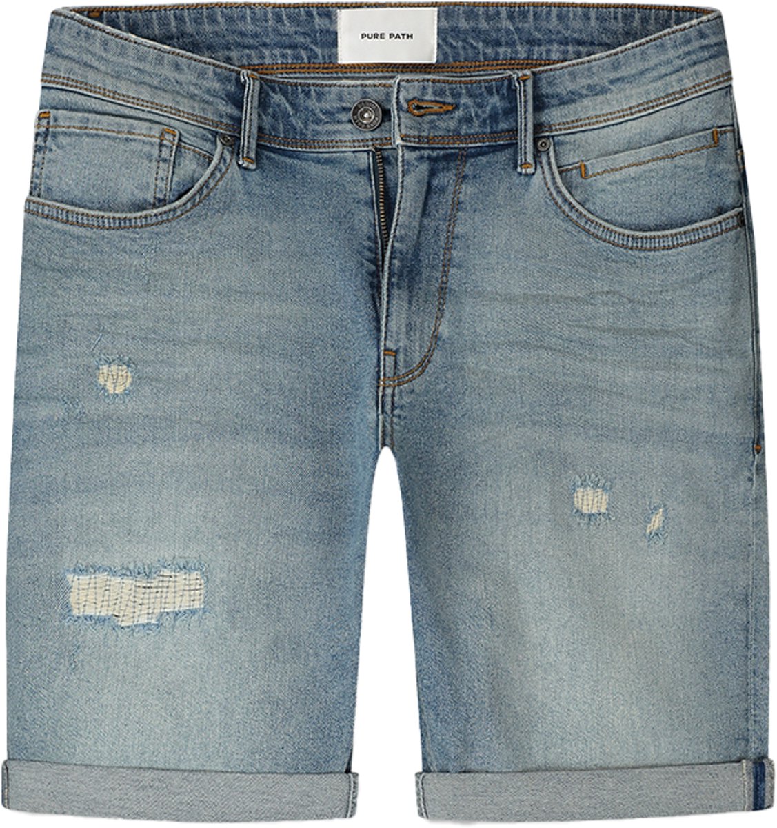 Pure Path The Steve Slim Fit Denim Short