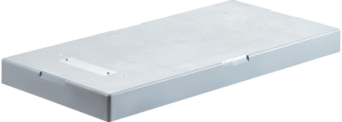 Mini Split Onderlegger voor 9000-36000 Btu Airconditioners En Warmtepompen, 960 X 460 X 74 Mm Anti-Trillingsmat Van Kunststof voor Buitenunits, Max. Belasting 181 Kg