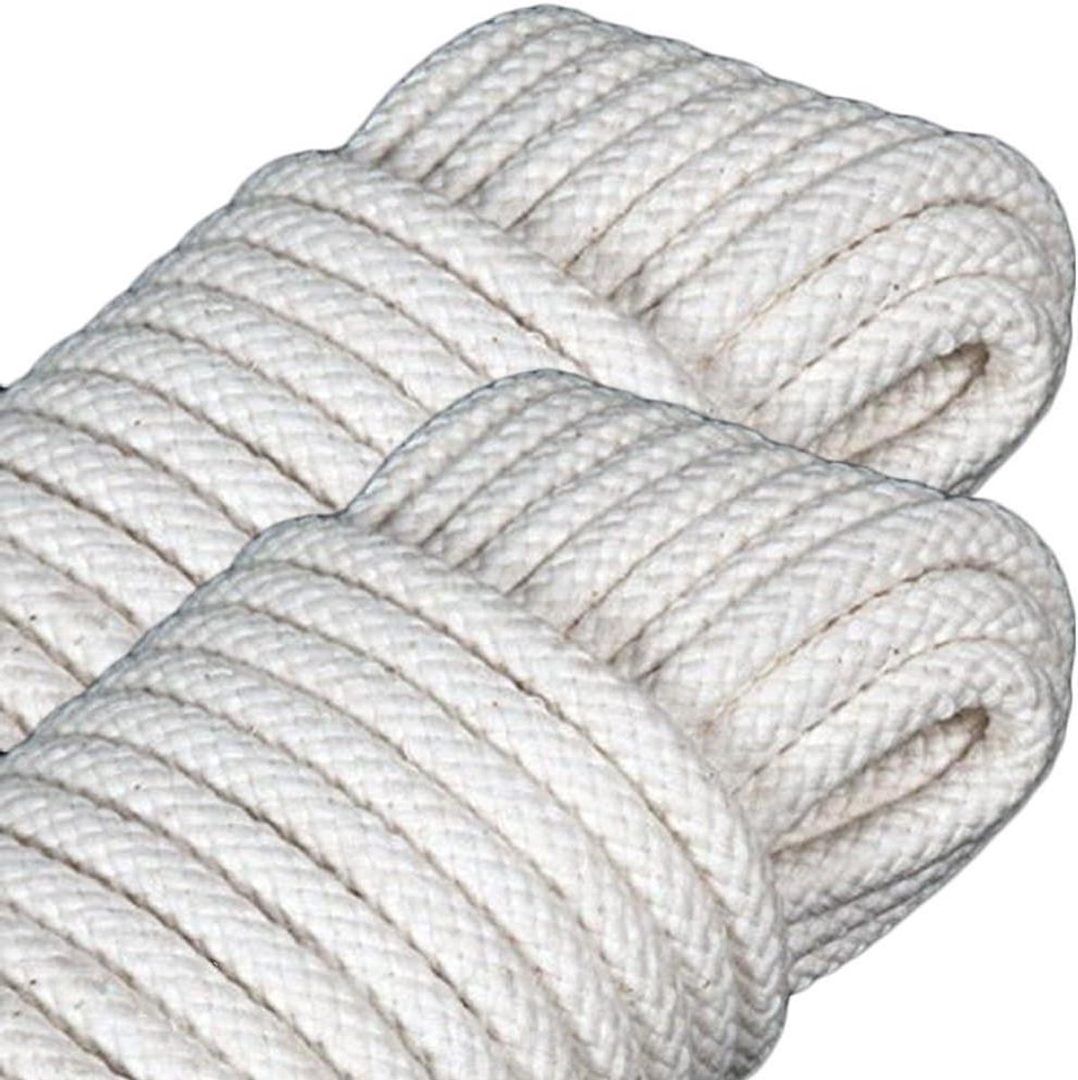 - Braided Cotton Clothesline - 20 Meter - 6mm - Set of 2