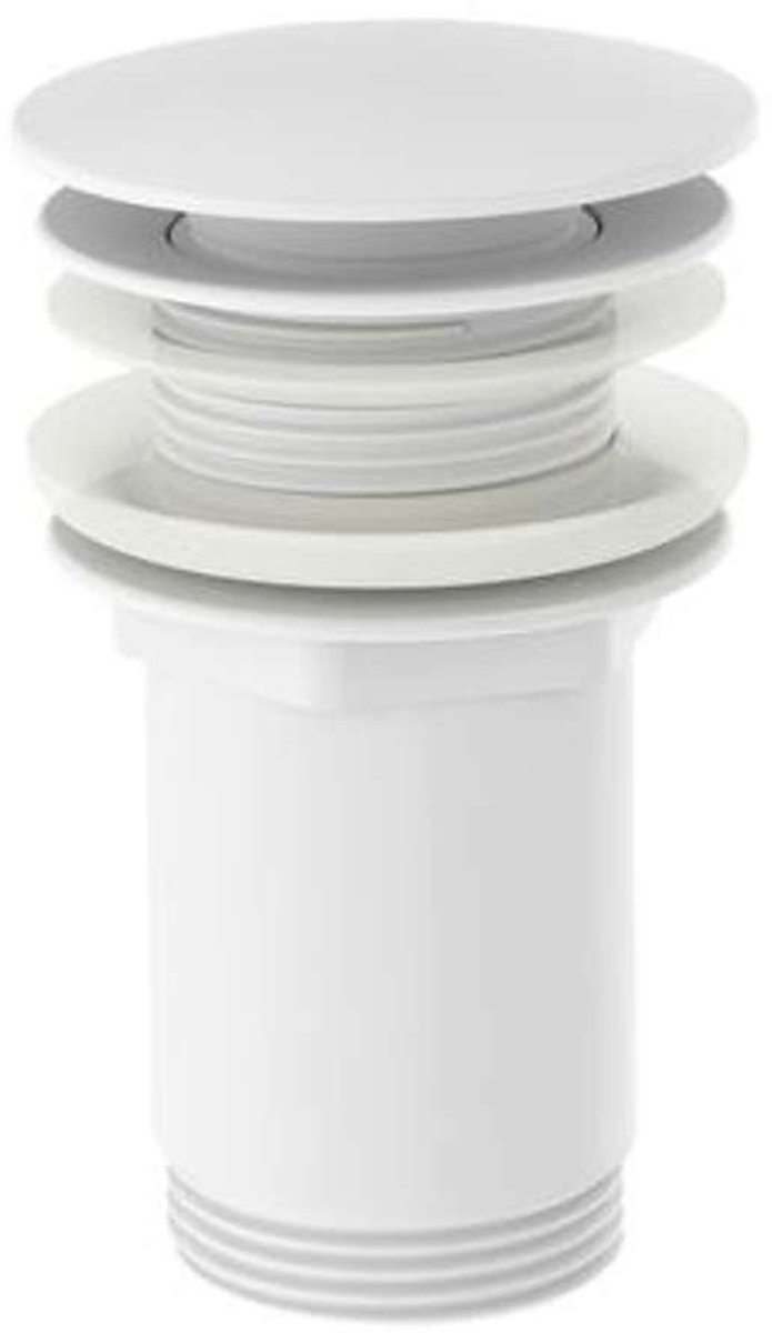 Ravak Afvoersystemen - Niet-afsluitbare afvoerplug, mat wit X01799