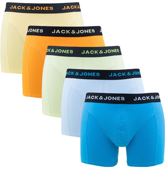 JACK & JONES Lot De Boxers Homme – Confort Doux, Coupe Classique & Look Élégant – Pack Caleçons Respirants